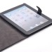 Retro Ancient Style Leather Magnetic Folio Wallet Case For iPad 2 / 3 / 4 - Black