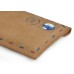 Retro Envelop Style Postcard PU Leather Magnetic Pouch Bag Cover Case For iPhone 5 / 5s / 5c / Samgung Galaxy S3 I9300 / S4 I9500 - Brown