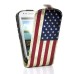 Retro Fashion Flag Of America Pattern Vertical Folio Leather Flip Case Cover With Magnet Clasp For Samsung Galaxy S3 Mini I8190