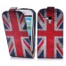 Retro Fashion Flag Of British Pattern Vertical Folio Leather Flip Case Cover With Magnet Clasp For Samsung Galaxy S3 Mini I8190