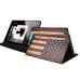 Retro Flag Of The United States Design Folio Stand Leather Case For iPad 2 / 3 / 4