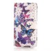 Rhinestone Magnetic Flip Leather Case with Card Slot Cover for Samsung Galaxy S5 G900 - Butterflies