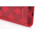 Rhombic TPU Case Cover For Samsung Galaxy S2 i9100 - Translucent Red