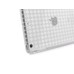 Rhombus TPU Jelly Skin Case for iPad Mini 1/2/3 - Transparent White