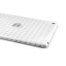 Rhombus TPU Jelly Skin Case for iPad Mini 1/2/3 - Transparent White