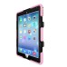 Robot Silicone And Plastic Stand Defender Case With Touch Screen Film for iPad Pro 9.7 inch - Pink
