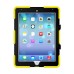 Robot Silicone And Plastic Stand Defender Case With Touch Screen Film for iPad Pro 9.7 inch - Yellow