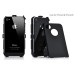 Rugged Hard Plastic Case With 360 Degree Rotating Holster Clip For iPhone 4S (Black)