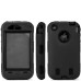 Rugged Hard Plastic Case for Apple iPhone 3GS iPhone 3G (Black)