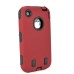 Rugged Hard Plastic Case for Apple iPhone 3GS iPhone 3G (Red)