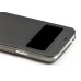 S View Cross Grain Hybrid Flip Leather Case Cover For Samsung Galaxy S4 Mini I9190 I9192 I9195