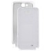 Samsung Galaxy Note 2 Brushed Aluminum Metal Replacement Back Cover - Sliver / White