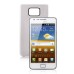 Samsung Galaxy S2 i9100 Brush Aluminum Metal Battery Back Cover - Silver