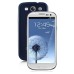 Samsung Galaxy S3 i9300 Brush Aluminum Metal Battery Back Cover - Dark Blue