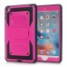 Shell 2 in 1 Hybrid Plastic And TPU Kickstand Defender Case For iPad Mini 4 - Purple