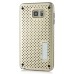 Shock Proof Hybrid TPU Aluminium Metal Heat Dissipation Defender Case Stand Cover For Samsung Galaxy Note 5 - Gold