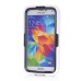 Shock Proof Silicone And PC Stand Back Case With Touch Through Screen Protector For Samsung Galaxy S5 G900 - White