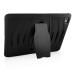 Shockproof Hybrid Silicone and Plastic Stand Protective Case with Touch Screen Film for iPad Air 2 ( iPad 6 ) - Black