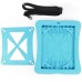 Silicone Case with Strap for iPad 2/3/4 - Blue
