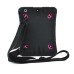 Silicone Case with Strap for iPad Mini 1/2/3 - Black