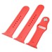 Silicone Strap Bracelet Fitness Sport Band Replacement For Apple Watch 38 mm - Red
