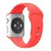 Silicone Strap Bracelet Fitness Sport Band Replacement For Apple Watch 38 mm - Red
