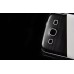 Sleek Brushed Aluminum Back Cover For Samsung Galaxy S3 i9300 - Black / White