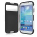 Slim Armor View Window Dormancy Function TPU and PC Case for Samsung Galaxy S4 - White