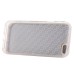 Slim Grid Grain PU Leather TPU Case Stand Cover with Card Slot for iPhone 6 / 6s - White
