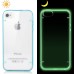 Slim Luminous Glowing Transparent Bumper TPU Plastic Hard Case Cover For iPhone 4 / 4S