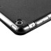 Slim Transparent Glitter Back Smart PU Leather Cover Stand Case For iPad Mini 1 / 2 / 3 - Black