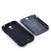 Smooth Slim Armor Pattern TPU Back Case Cover for Samsung Galaxy S4 - Black