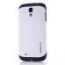 Smooth Slim Armor Pattern TPU Back Case Cover for Samsung Galaxy S4 - White