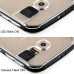 Soft Transparent Clear TPU LED Flash Incoming Call Blink Back Case Cover For Samsung Galaxy S6 G920 - Black