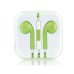 Stereo Headset Earphone with Volume Control and Mic - Green