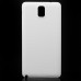Straw Mat Texture Carbon Fiber Coated Battery Door Back Cover For Samsung Galaxy Note 3 N9000 N9005 N9006 - White