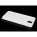 Straw Mat Texture Carbon Fiber Coated Battery Door Back Cover For Samsung Galaxy Note 3 N9000 N9005 N9006 - White