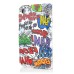 Street  Graffiti Built-in Wallet Leather Case Cover for iPhone 4/4S