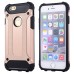 Superior 2 In 1 Armor PC And TPU Protective Back Case Cover for iPhone 6/6S - Rose gold