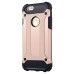 Superior 2 In 1 Armor PC And TPU Protective Back Case Cover for iPhone SE/5S - Rose gold