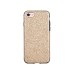 Superior TPU Luxury Glittering Powder Soft Back Phone Cases Cover for iPhone 7 - Gold