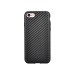 Superior TPU Straw Mat Design Soft Back Phone Cases Cover for iPhone 7 - Black