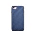 Superior TPU Straw Mat Design Soft Back Phone Cases Cover for iPhone 7 Plus - Blue