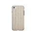 Superior TPU Wood Design Soft Back Phone Cases Cover for iPhone 7 Plus - White