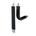 Supporting Hard 10 CM Lightning to USB Sync Data Transfer And Charging Cable  For iPhone 6 iPhone 5s iPhone 5c iPhone 5 iPod Touch 5 iPod Nano 7 iPad Mini - Black
