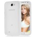 TPU And Plastic Combo Hard Case For Samsung Galaxy Note 2 N7100 - White