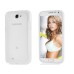 TPU And Plastic Combo Hard Case For Samsung Galaxy Note 2 N7100 - White
