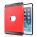 TPU and PC Hybrid Hard Case Cover for iPad Mini 1/2/3 - Red