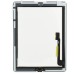 The New iPad Touch Screen Glass Digitizer Assembly With Front Camera Holder + Home Button + Home Button Holder + Adhesive Tape OEM - Black