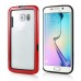 Thin Dual Color TPU Bumper Case for Samsung Galaxy S6 Edge - Red